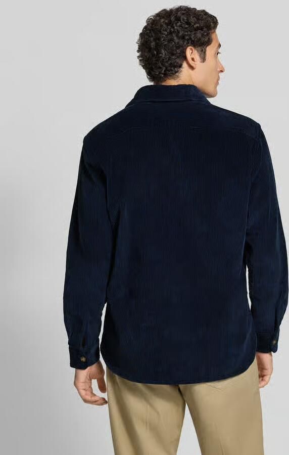 Christian Berg Men Regular fit overhemdjack van corduroy met kentkraag - Foto 2