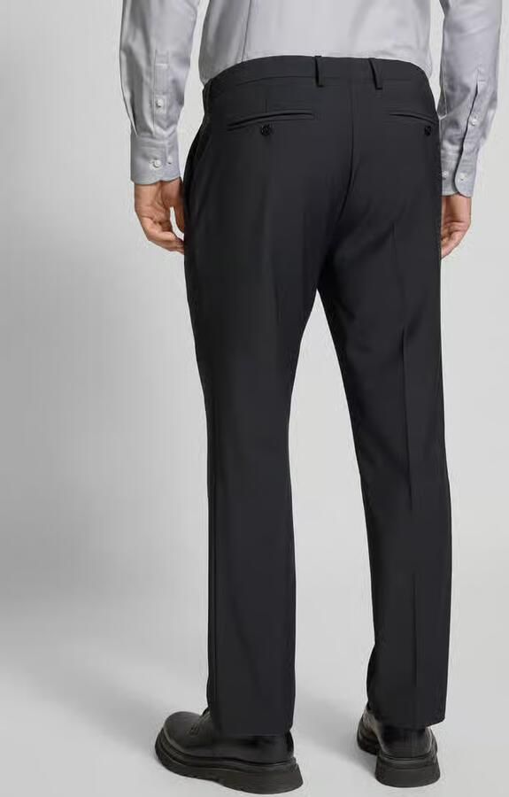 Christian Berg Men Regular fit pantalon met persplooien