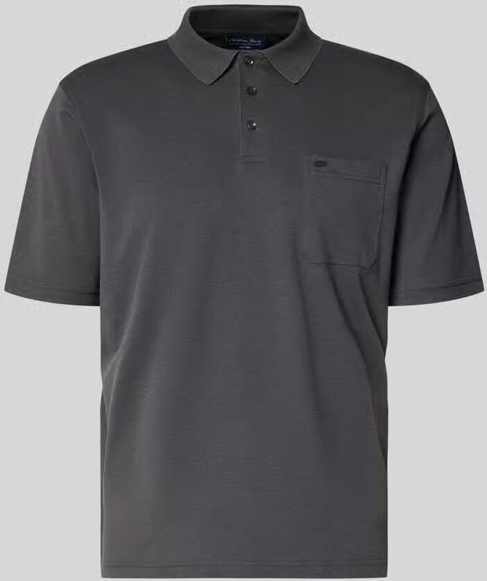 Christian Berg Men Regular fit Poloshirt met borstzak - Foto 2