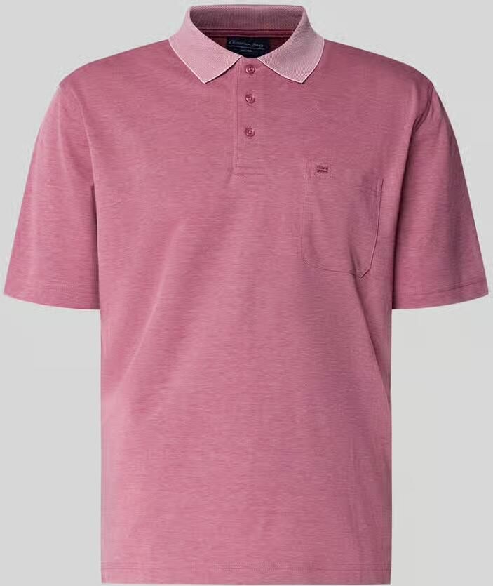 Christian Berg Men Regular fit Poloshirt met borstzak - Foto 2