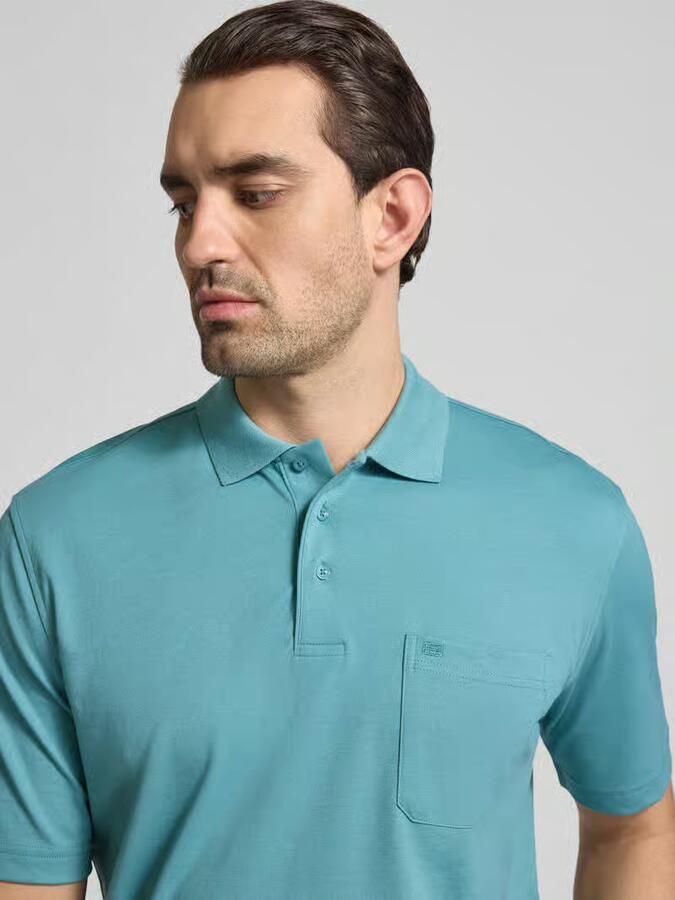 Christian Berg Men Regular fit Poloshirt met borstzak