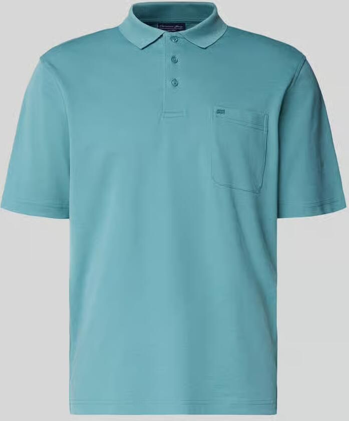 Christian Berg Men Regular fit Poloshirt met borstzak - Foto 2