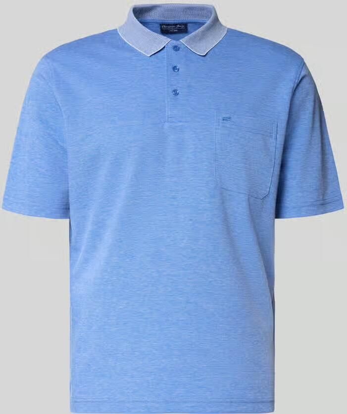 Christian Berg Men Regular fit Poloshirt met borstzak - Foto 2