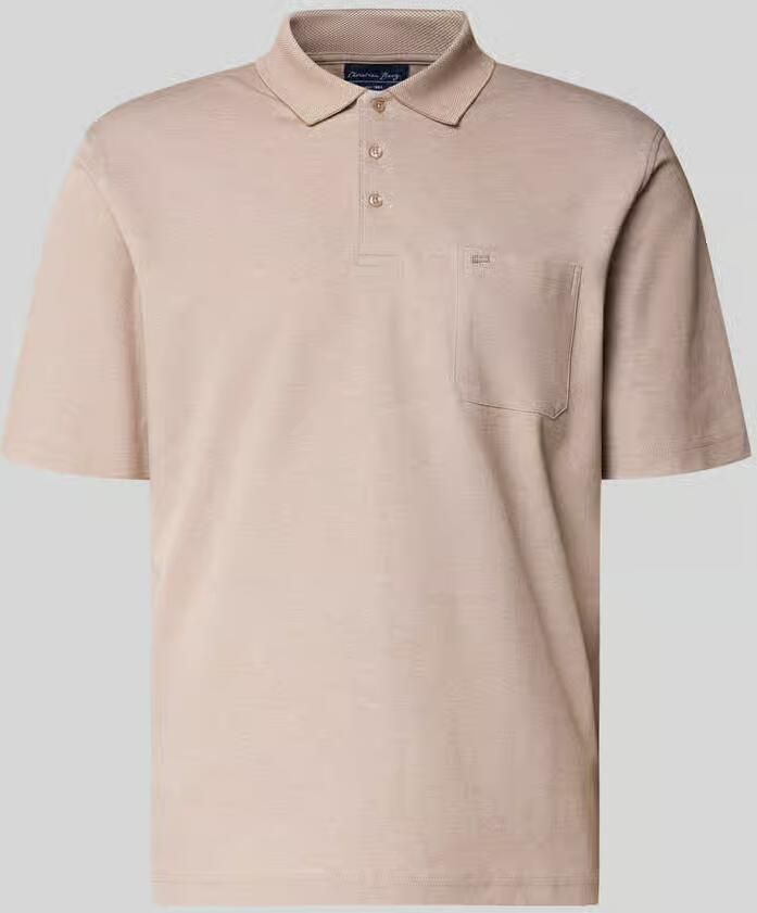 Christian Berg Men Regular fit Poloshirt met borstzak - Foto 2