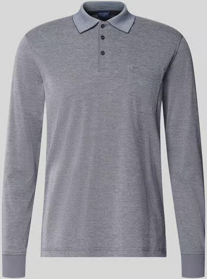 Christian Berg Men Regular fit poloshirt met katoen-aandeel