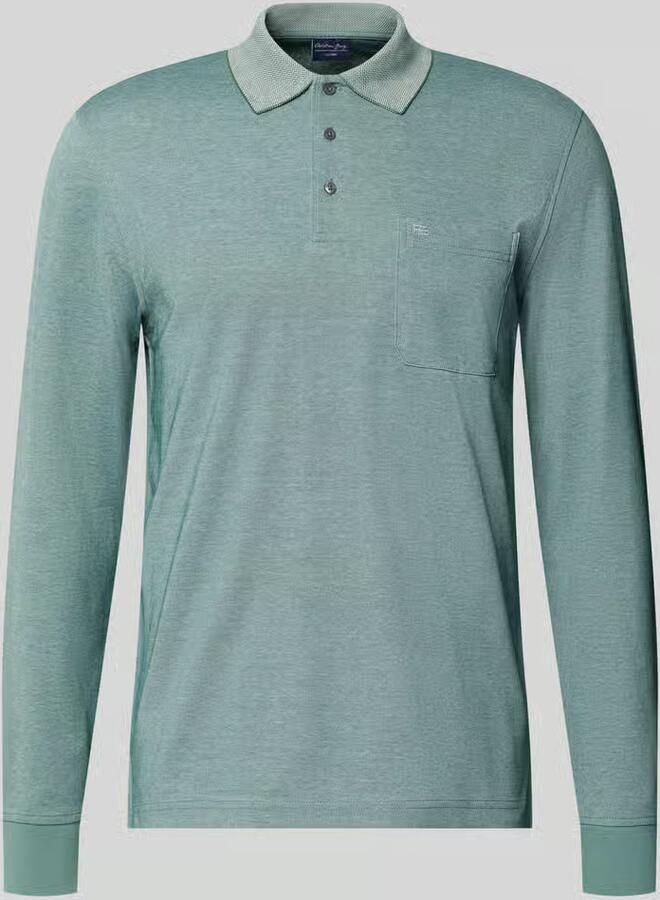 Christian Berg Men Regular fit poloshirt met katoen-aandeel