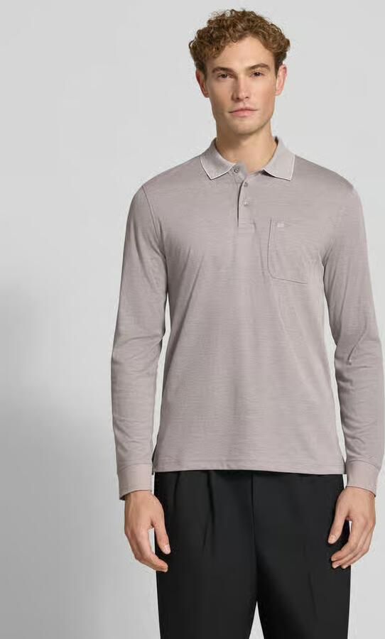 Christian Berg Men Regular fit poloshirt met katoen-aandeel - Foto 3