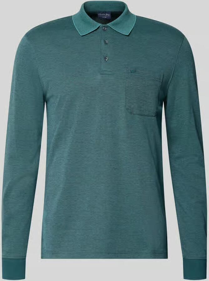 Christian Berg Men Regular fit poloshirt met katoen-aandeel