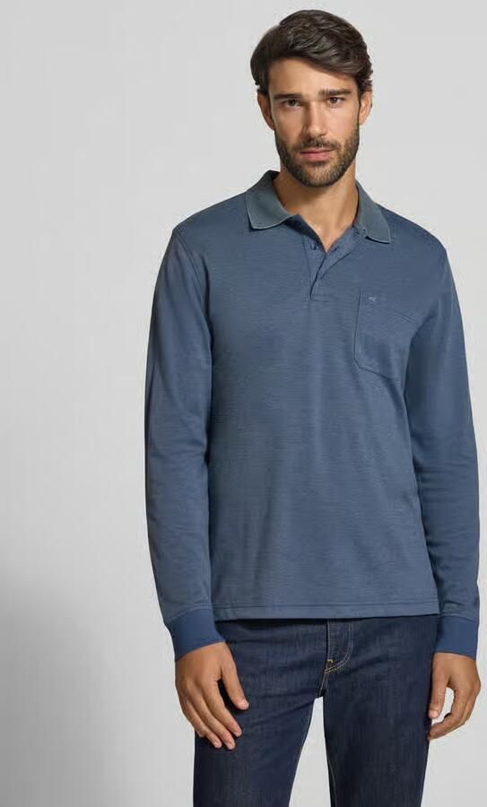 Christian Berg Men Regular fit poloshirt met katoen-aandeel - Foto 3