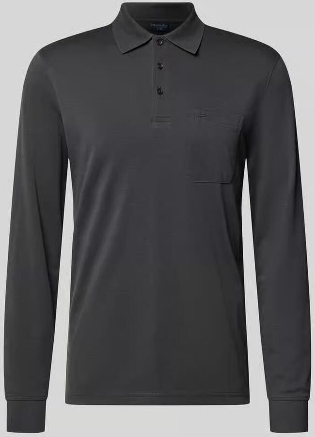 Christian Berg Men Regular fit poloshirt met katoen-aandeel