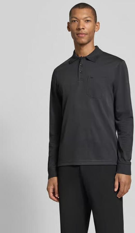 Christian Berg Men Regular fit poloshirt met katoen-aandeel - Foto 3
