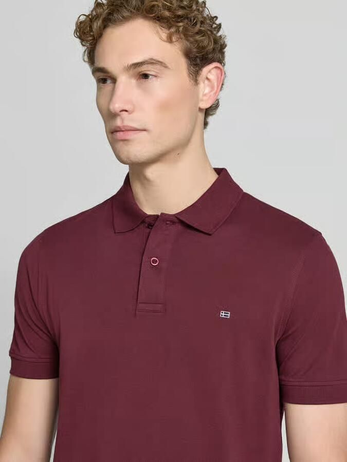 Christian Berg Men regular fit poloshirt met stitching