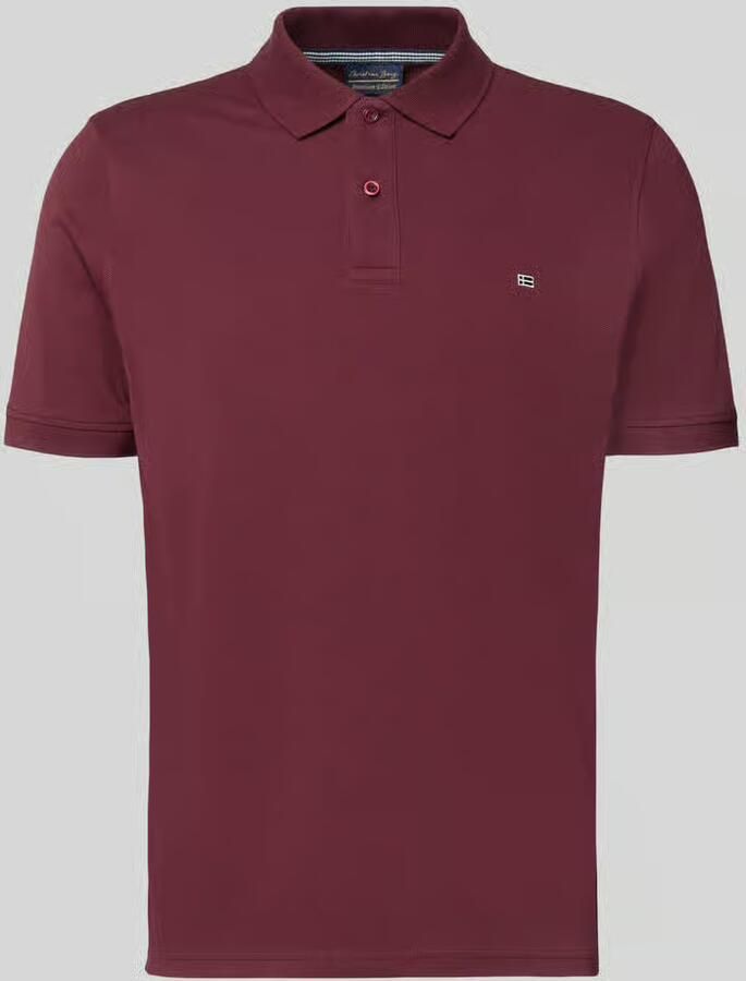 Christian Berg Men regular fit poloshirt met stitching - Foto 2