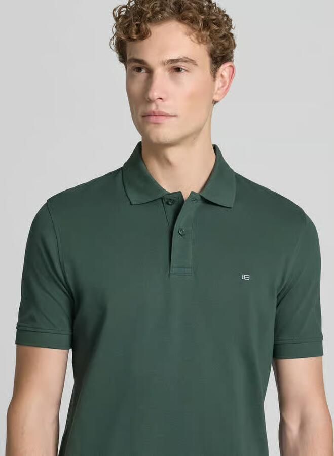 Christian Berg Men regular fit poloshirt met stitching