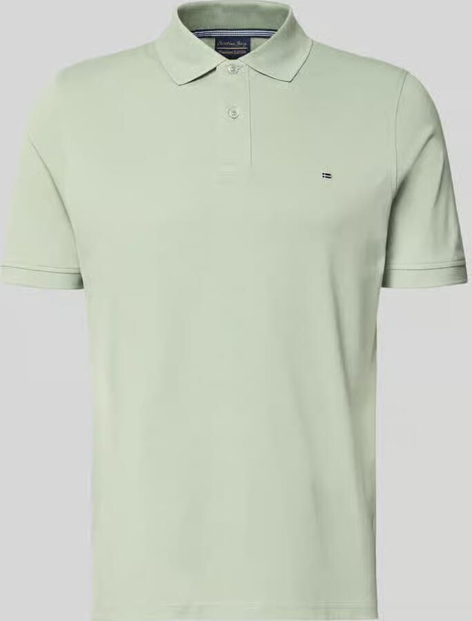 Christian Berg Men regular fit poloshirt met stitching - Foto 2