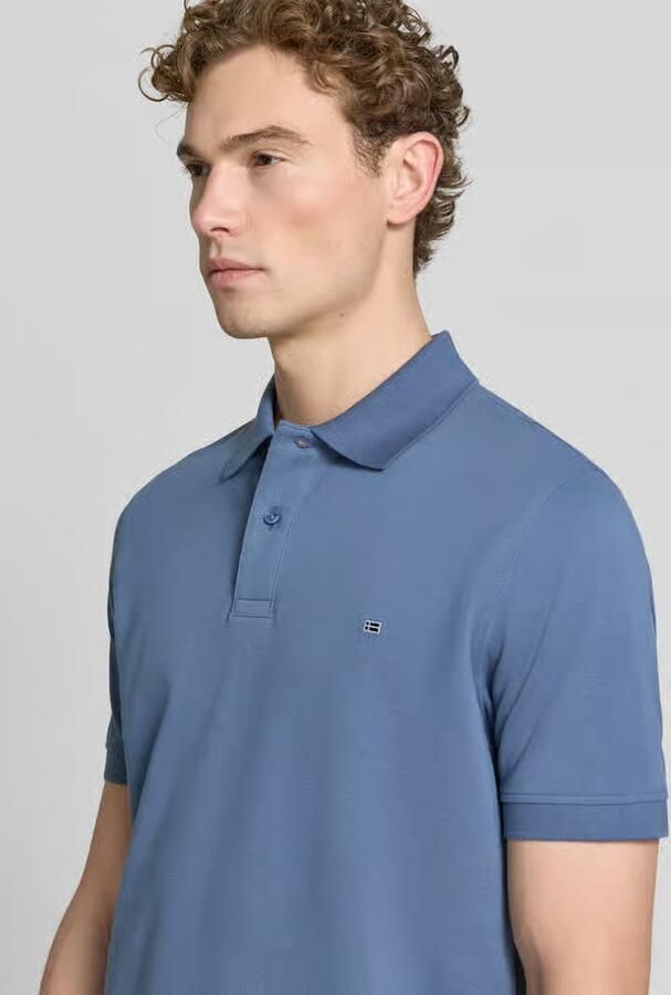 Christian Berg Men regular fit poloshirt met stitching