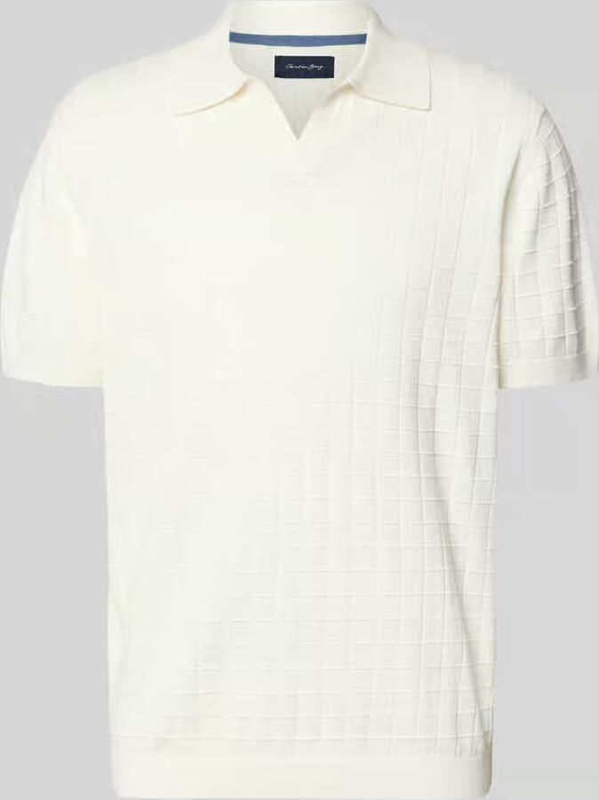 Christian Berg Men regular fit poloshirt met structuurpatroon - Foto 2
