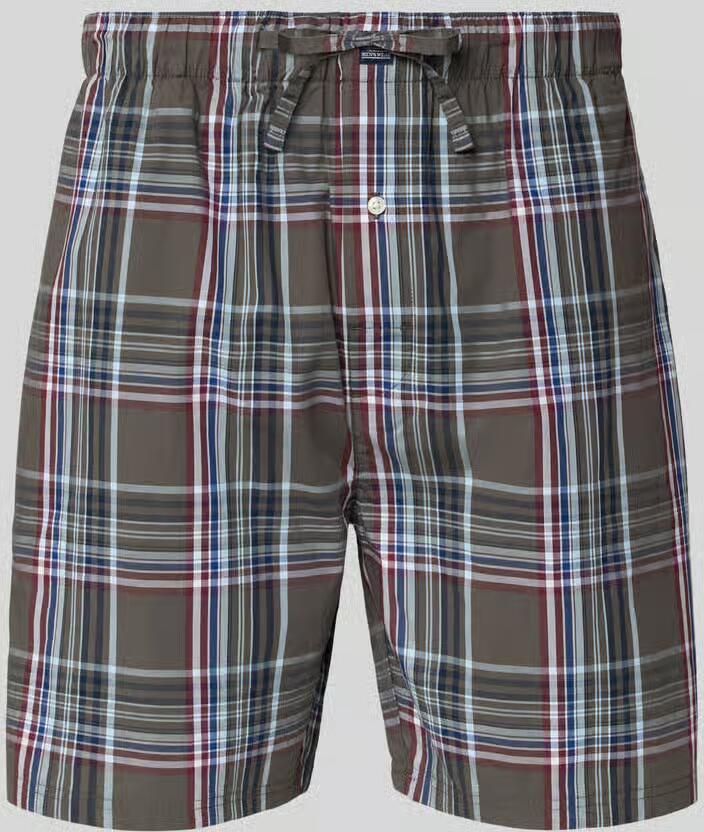 Christian Berg Men Regular fit pyjamabroek van pure scheerwol