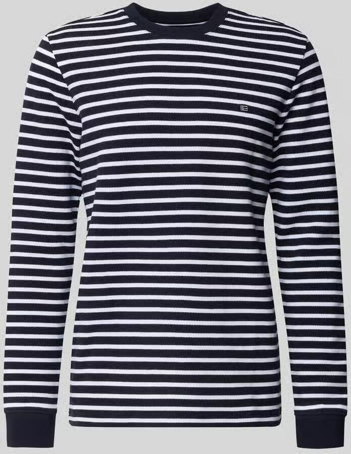 Christian Berg Men regular fit shirt met lange mouwen van katoenmix