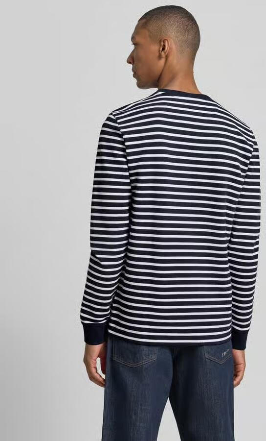 Christian Berg Men regular fit shirt met lange mouwen van katoenmix - Foto 2