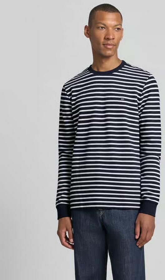 Christian Berg Men regular fit shirt met lange mouwen van katoenmix - Foto 3