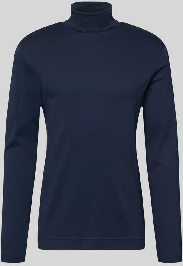 Christian Berg Men Regular fit shirt met lange mouwen van puur katoen met col