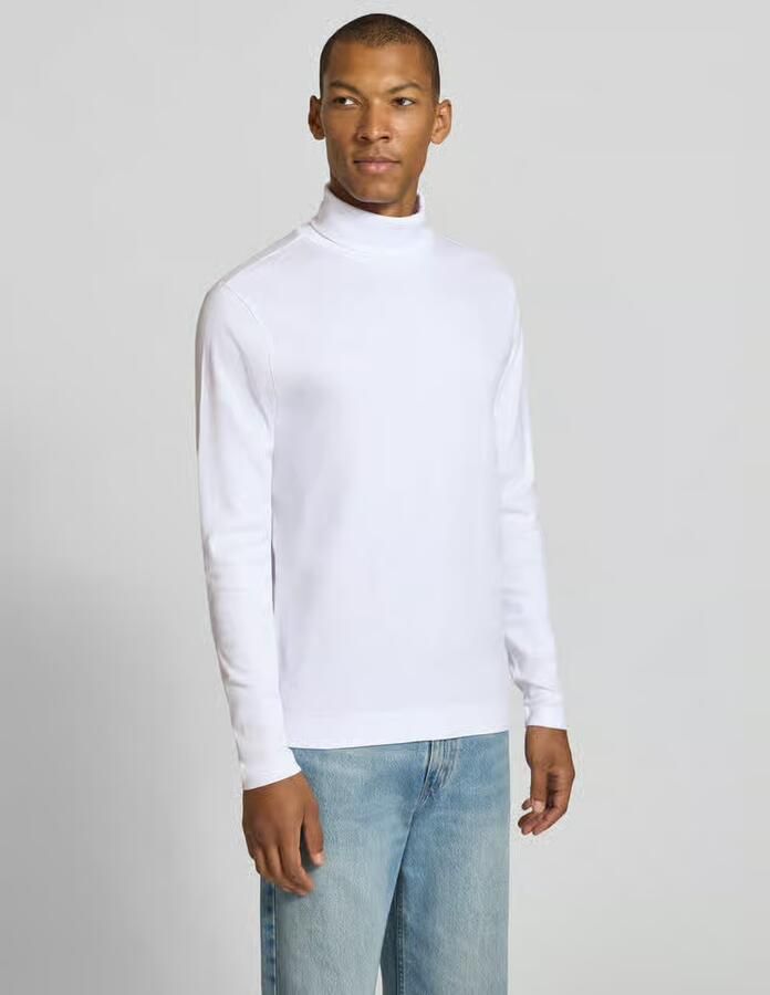 Christian Berg Men Regular fit shirt met lange mouwen van puur katoen met col - Foto 2