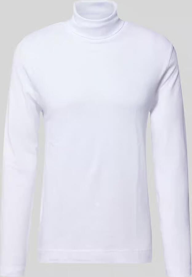 Christian Berg Men Regular fit shirt met lange mouwen van puur katoen met col