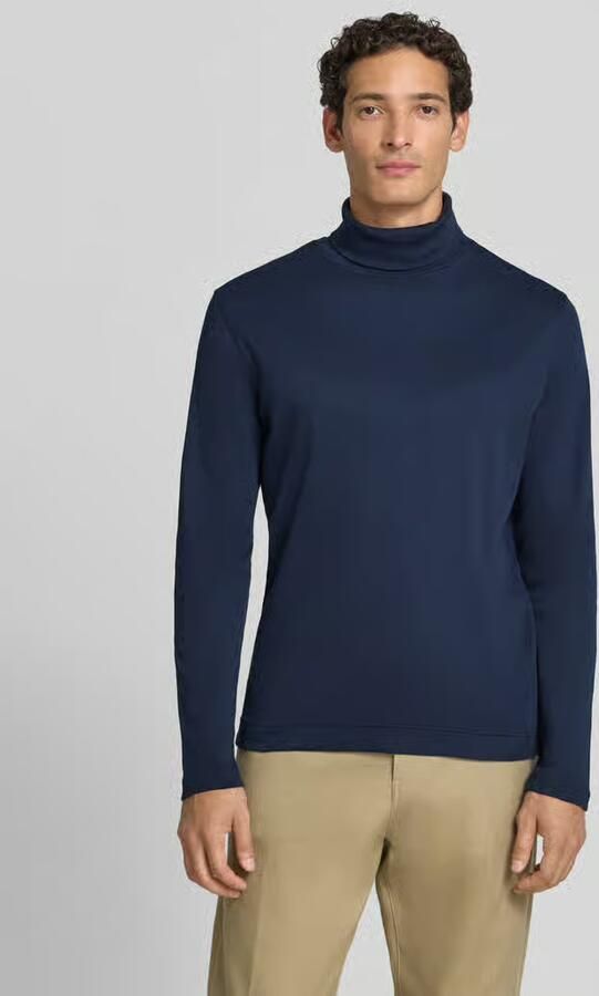 Christian Berg Men Regular fit shirt met lange mouwen van puur katoen met col - Foto 3