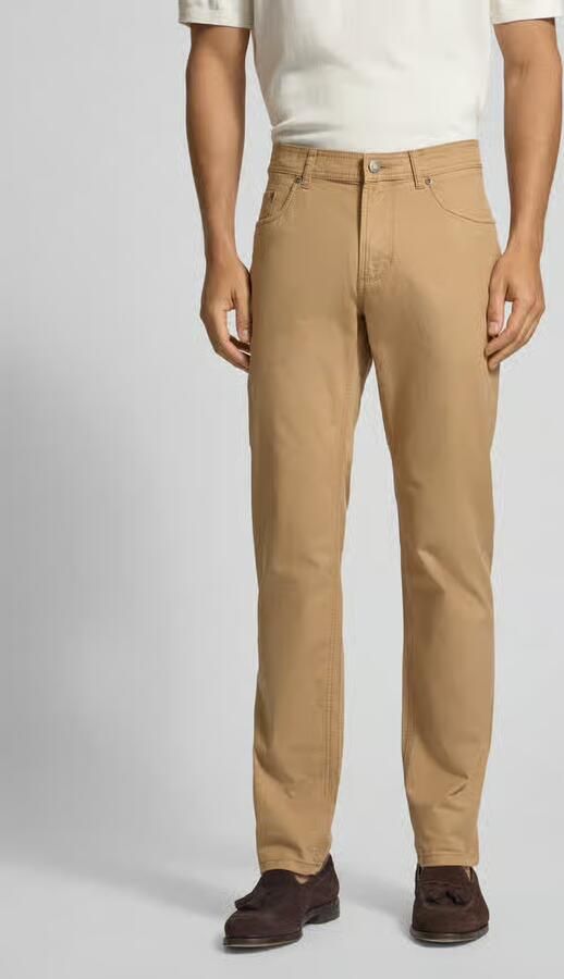 Christian Berg Men Regular fit stoffen broek met biologisch katoen- aandeel en 5-pocketmodel - Foto 2