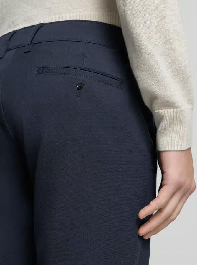 Christian Berg Men Regular fit stoffen broek met Franse Steekzakken