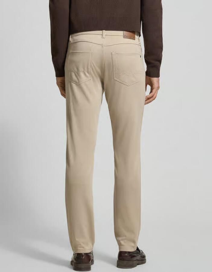 Christian Berg Men Regular fit stoffen broek met Franse Steekzakken