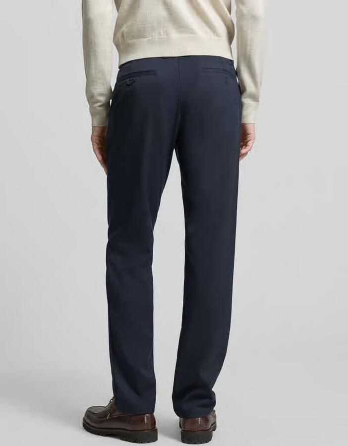 Christian Berg Men Regular fit stoffen broek met Franse Steekzakken
