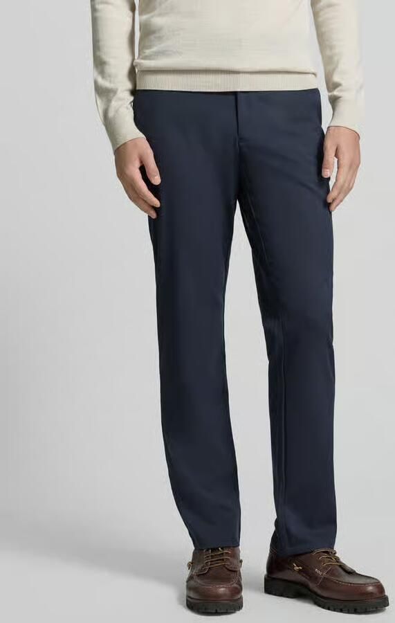 Christian Berg Men Regular fit stoffen broek met Franse Steekzakken - Foto 3