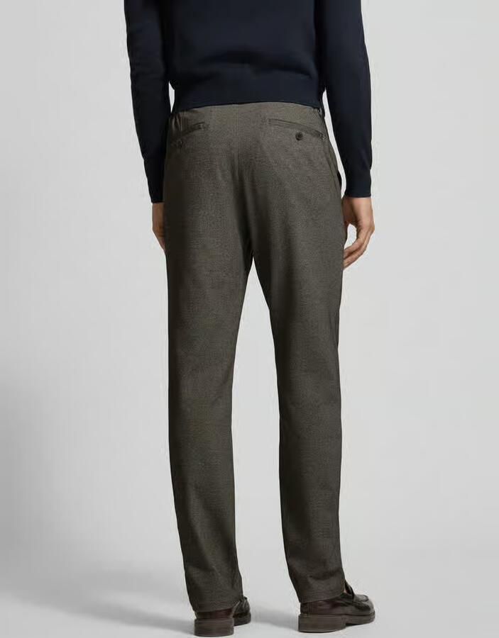 Christian Berg Men Regular fit stoffen broek met viscose