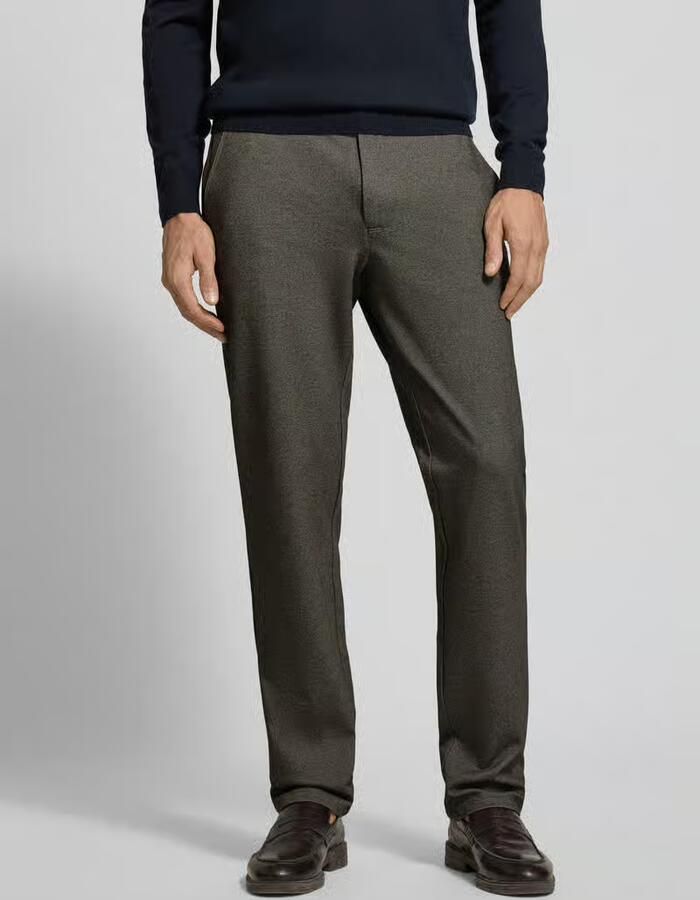 Christian Berg Men Regular fit stoffen broek met viscose - Foto 2
