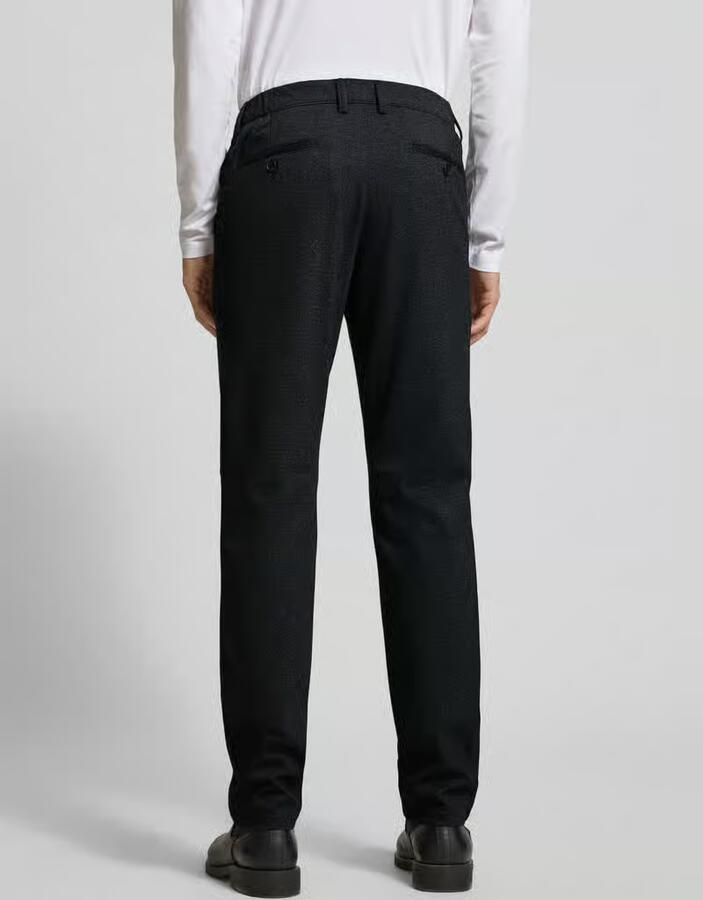 Christian Berg Men Regular fit stoffen broek met viscose