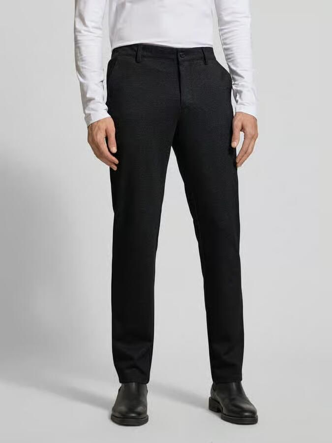 Christian Berg Men Regular fit stoffen broek met viscose - Foto 2