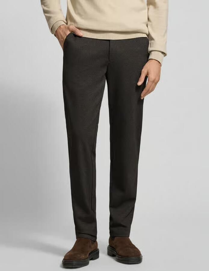Christian Berg Men Regular fit stoffen broek met viscose - Foto 2