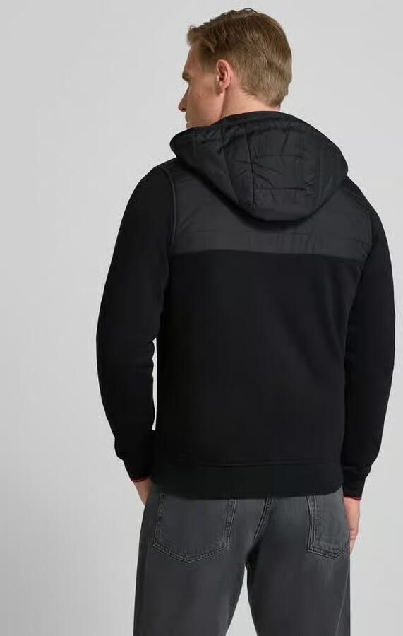Christian Berg Men Regular fit sweatjack met gevoerde opstaande kraag - Foto 2