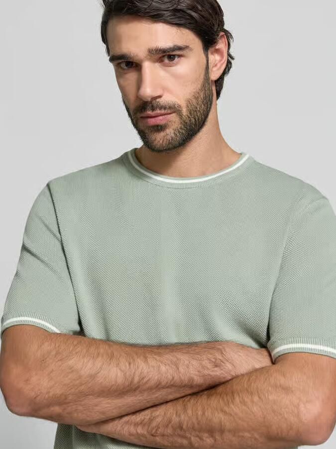 Christian Berg Men regular fit T-shirt in brei-look