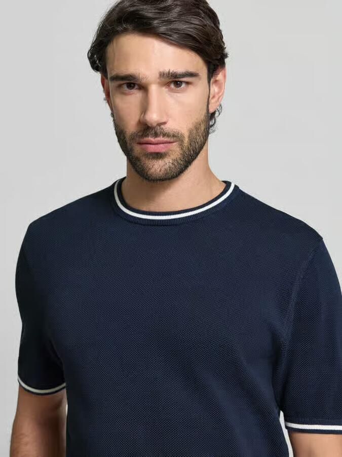 Christian Berg Men regular fit T-shirt in brei-look