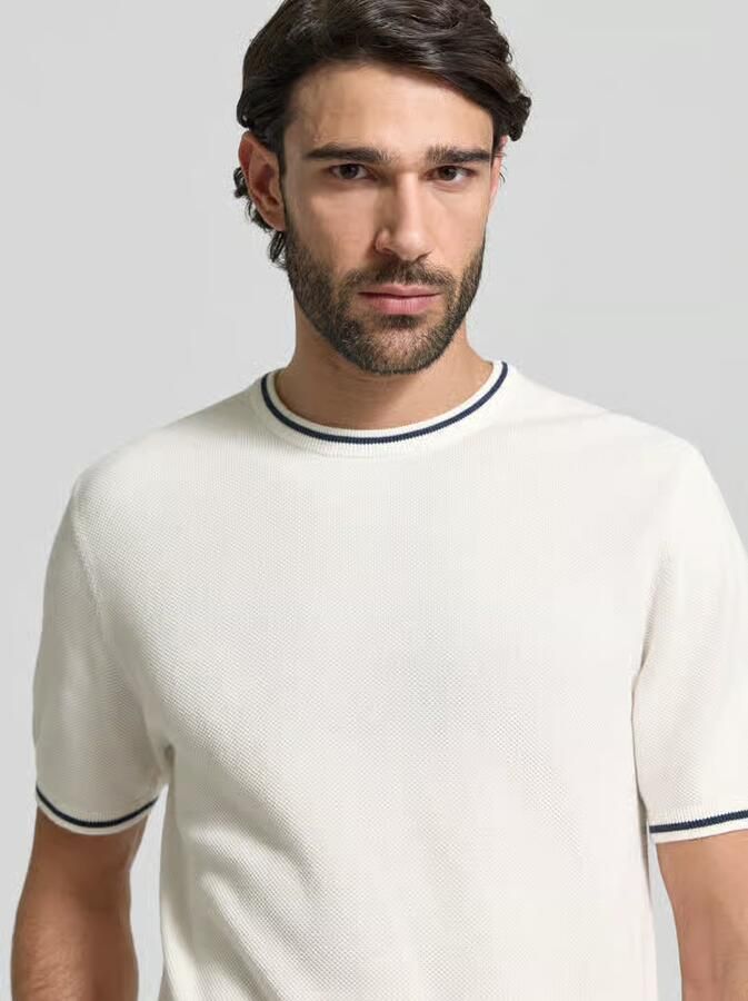 Christian Berg Men Regular fit T-shirt in gebreide look
