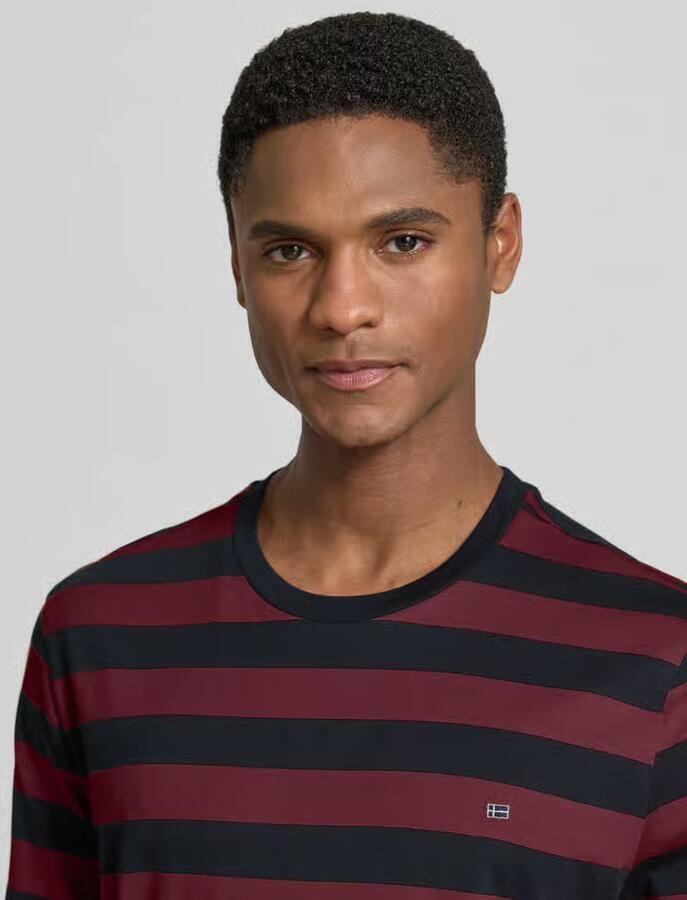 Christian Berg Men regular fit T-shirt met gestikt logo