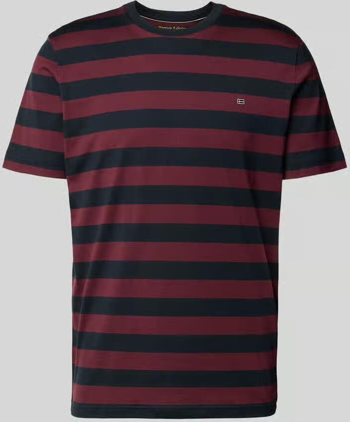 Christian Berg Men regular fit T-shirt met gestikt logo - Foto 2