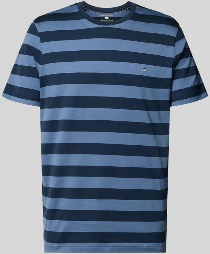 Christian Berg Men regular fit T-shirt met gestikt logo - Foto 2