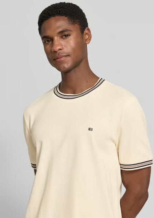 Christian Berg Men regular fit T-shirt met gestikt logo