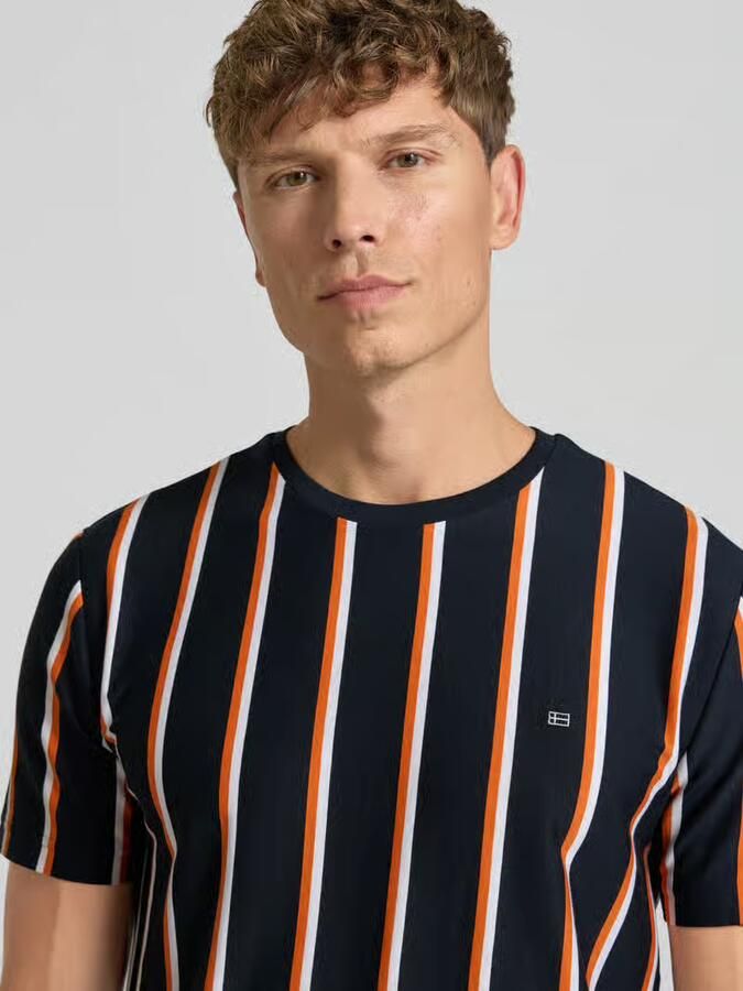 Christian Berg Men regular fit T-shirt met gestikt logo
