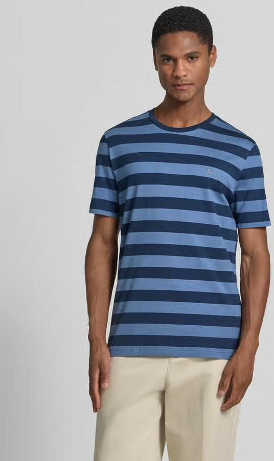 Christian Berg Men regular fit T-shirt met gestikt logo - Foto 2