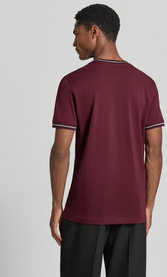 Christian Berg Men regular fit T-shirt met gestikt logo - Foto 3